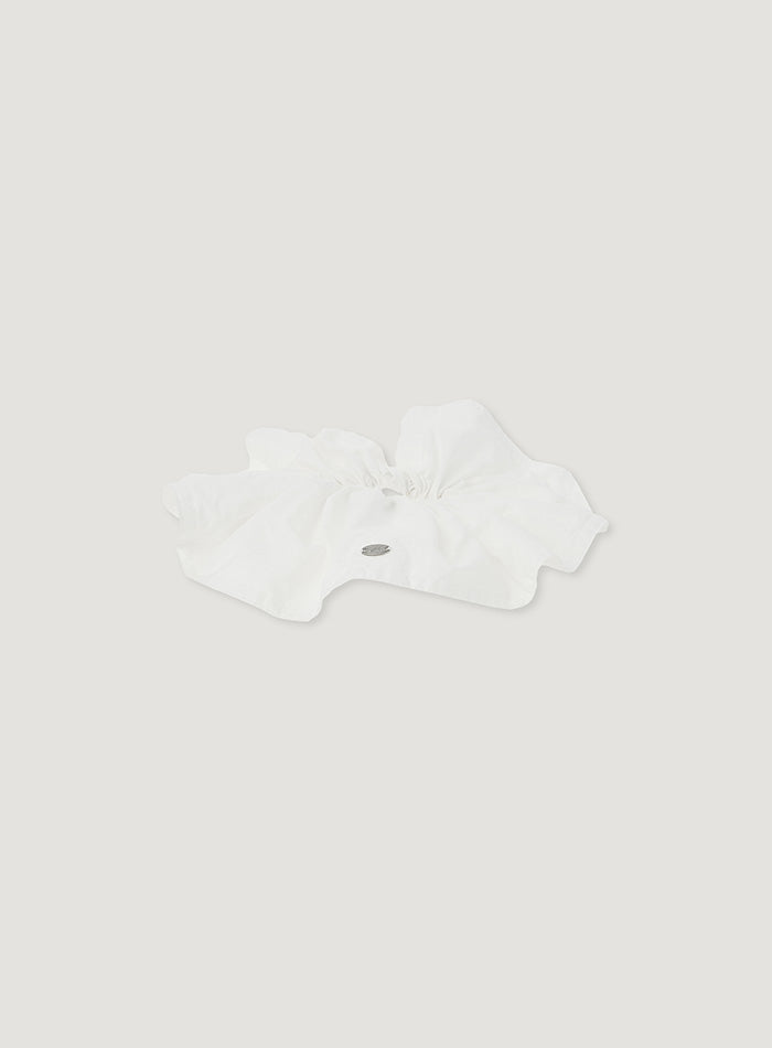 Mango Maniplease Pepe Scrunchie White