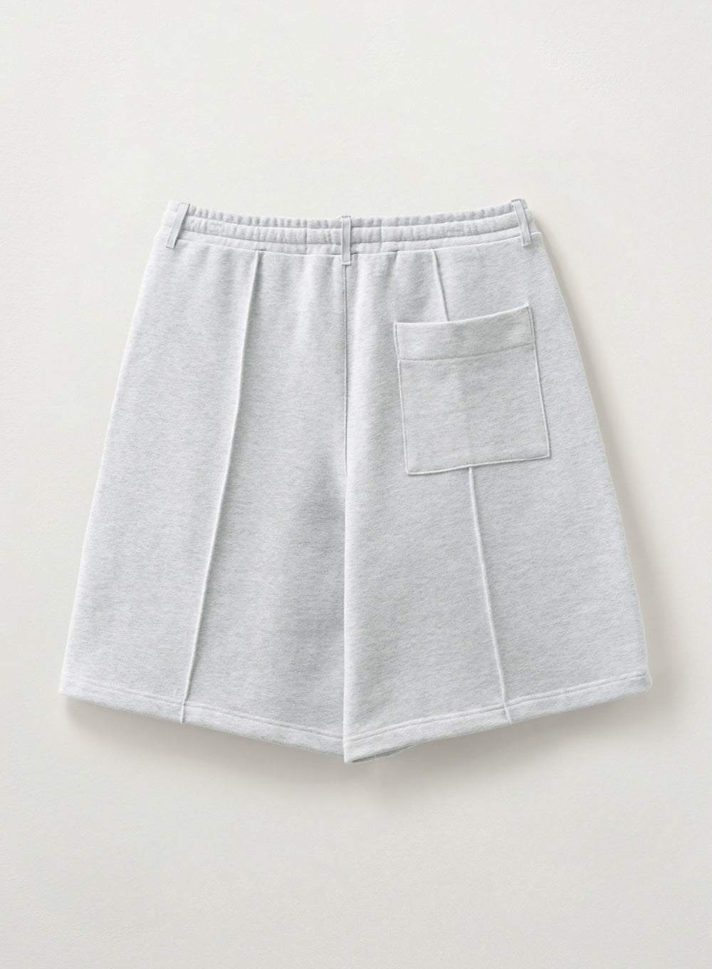 [satur] Teo Cotton Bermuda Pants - Melange White