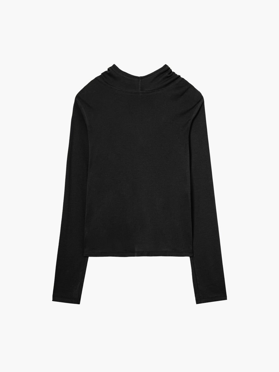 Margesherwood Highneck Hoodie Long Sleeve black