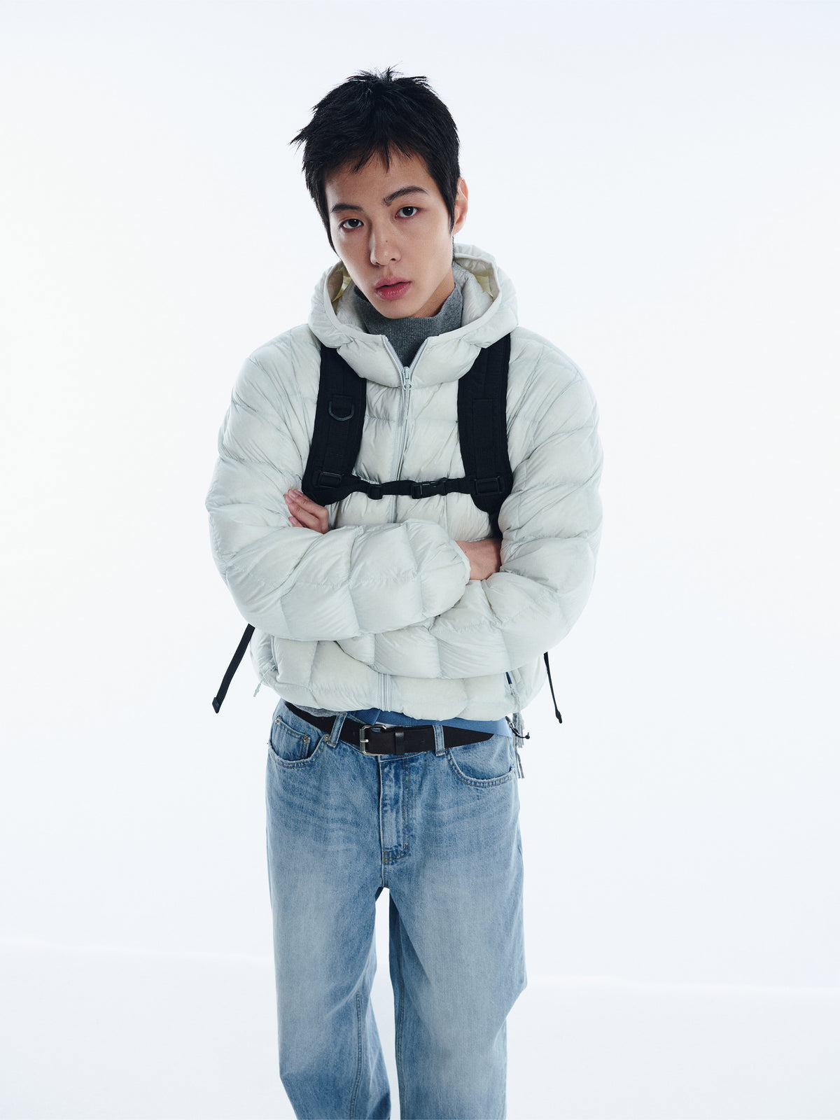 Low Classic Light Down Jacket Silver