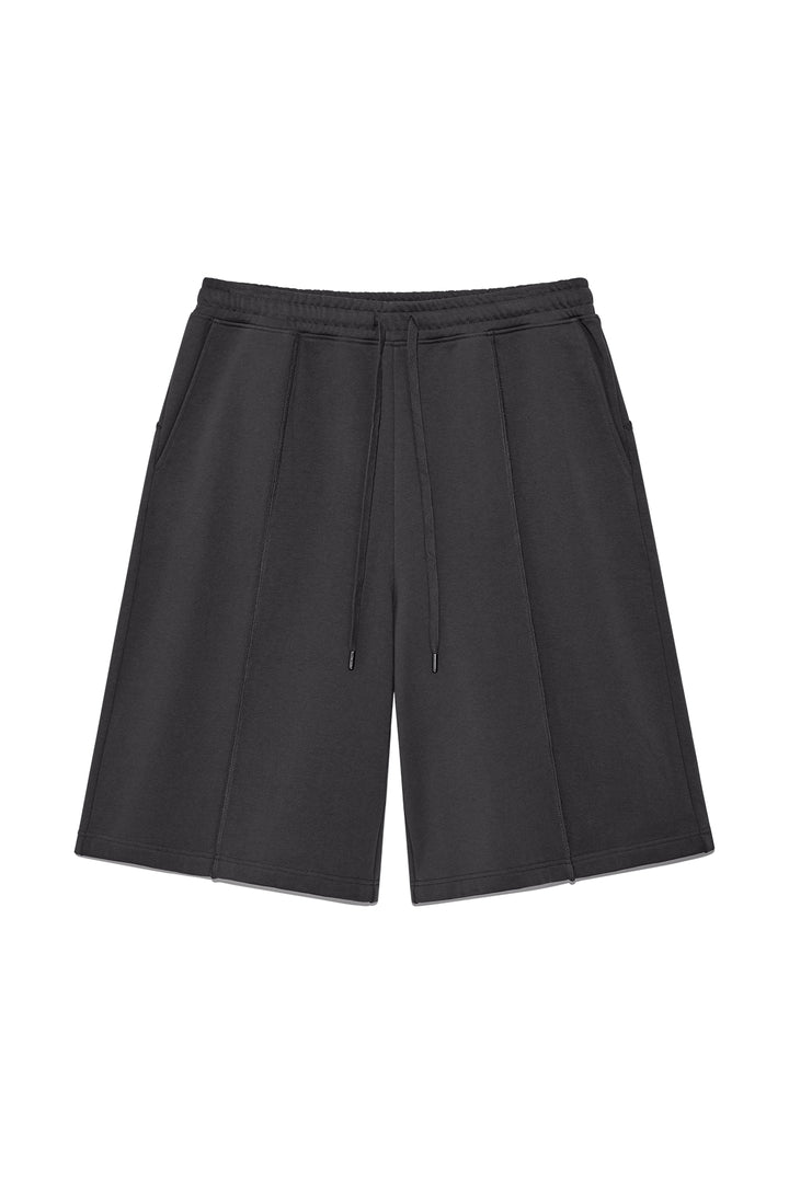 Matinkim Banding Bermuda Sweatpants For Men IN Charcoal