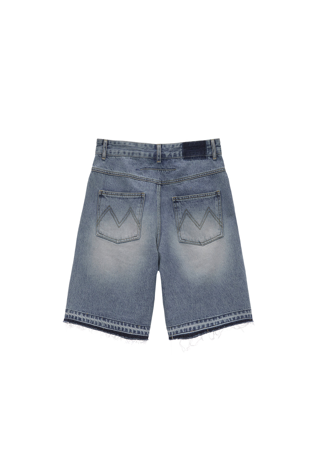 Matinkim Washed Half Denim Pants IN Blue