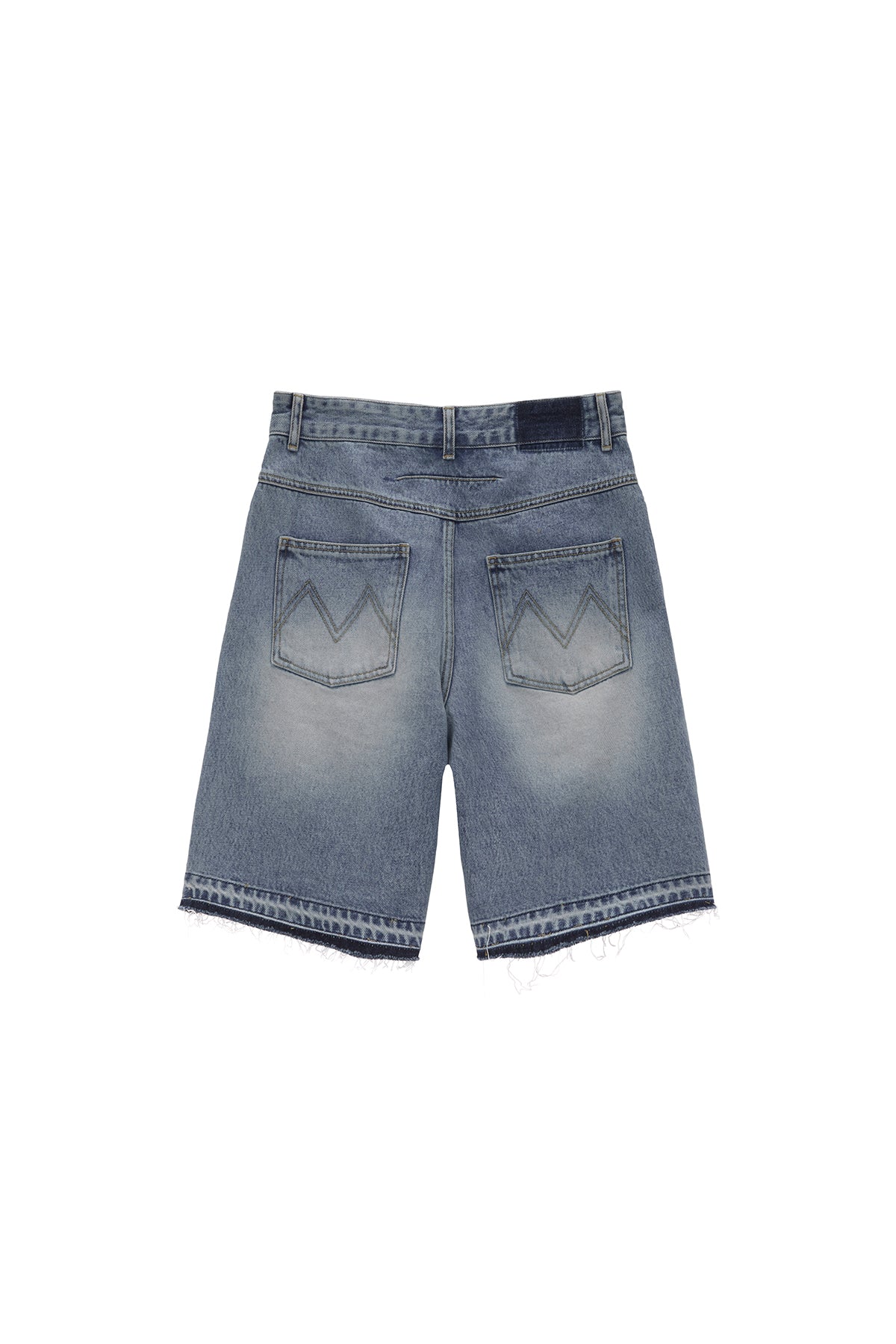 Matinkim Washed Half Denim Pants IN Blue