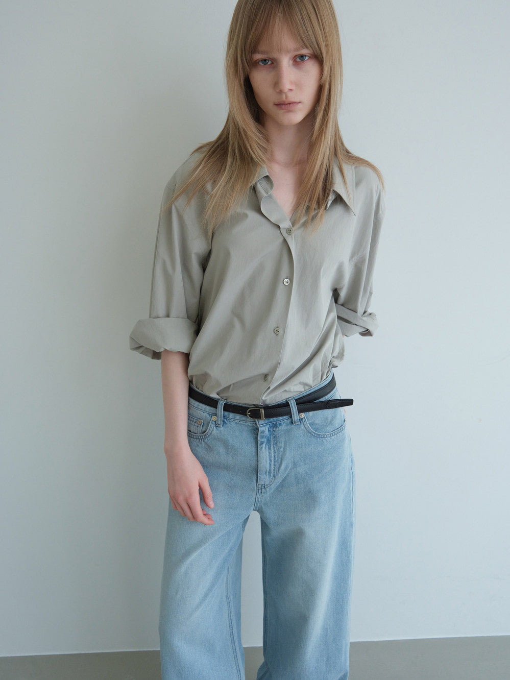 Low Classic Classic Effortless Wide Fit Denim Light Blue