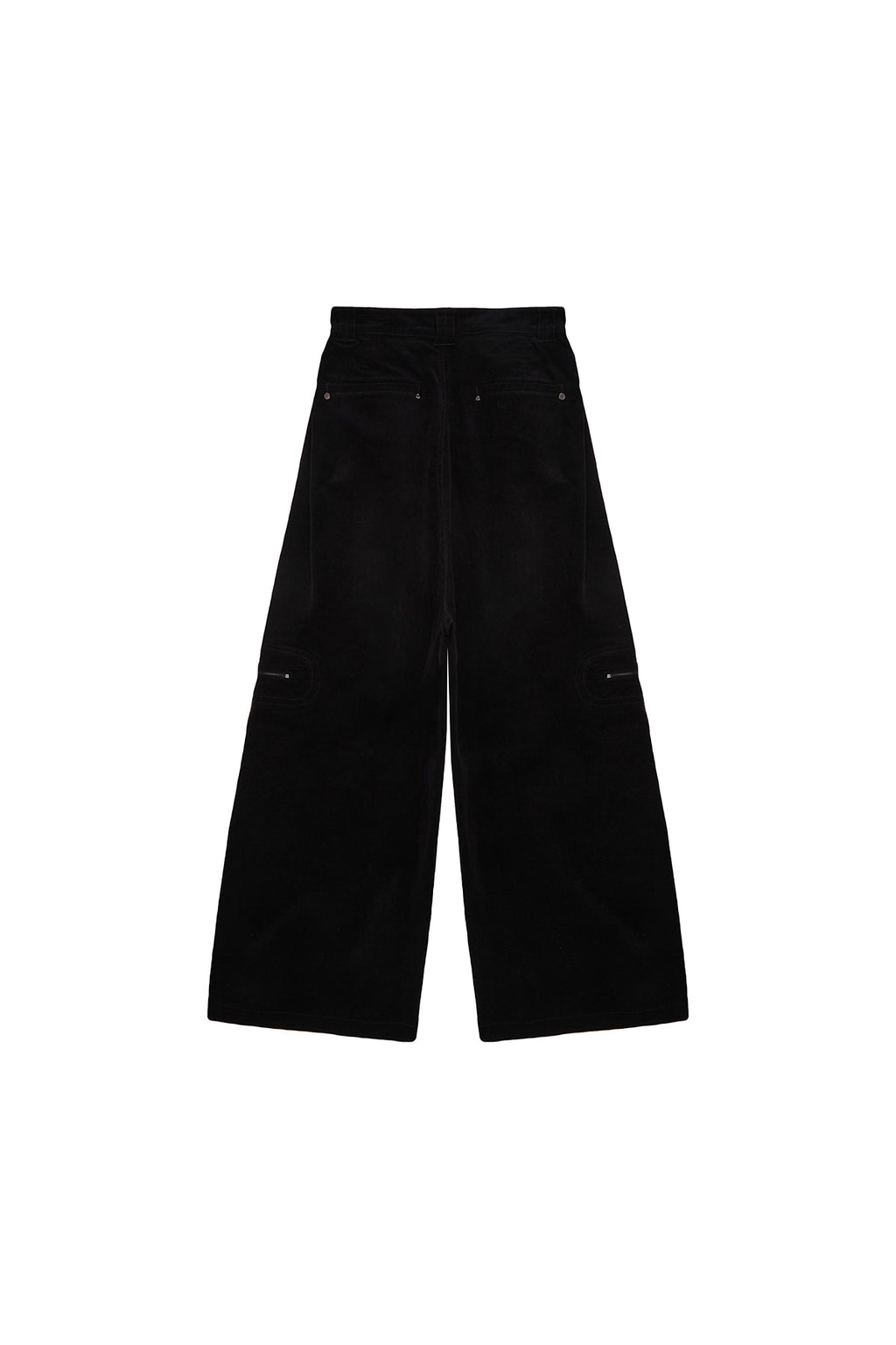 [matinkim] CORDUROY TUCK POINT WIDE PANTS IN BLACK