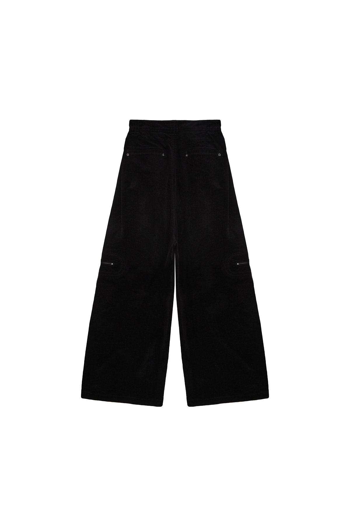 [matinkim] CORDUROY TUCK POINT WIDE PANTS IN BLACK