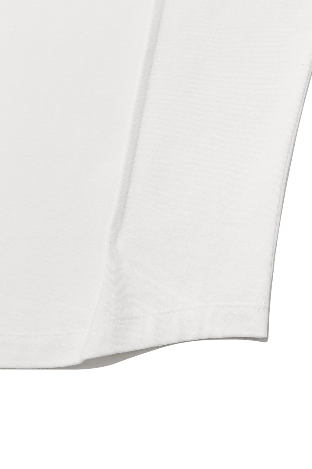 [matinkim] TUCK DETAIL SMALL LOGO TOP IN WHITE