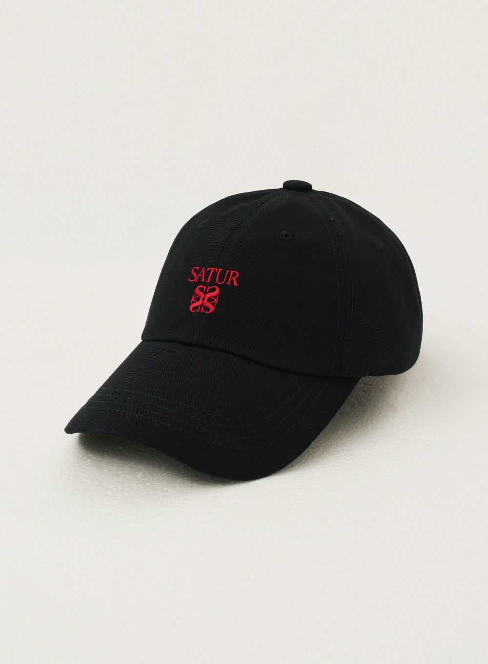 [satur] Classic Logo Ball Cap - Art Red