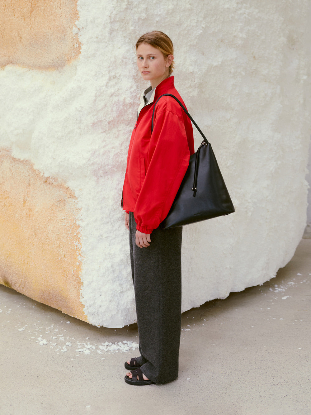 Low Classic Reversible Zip-Up Jumper Red