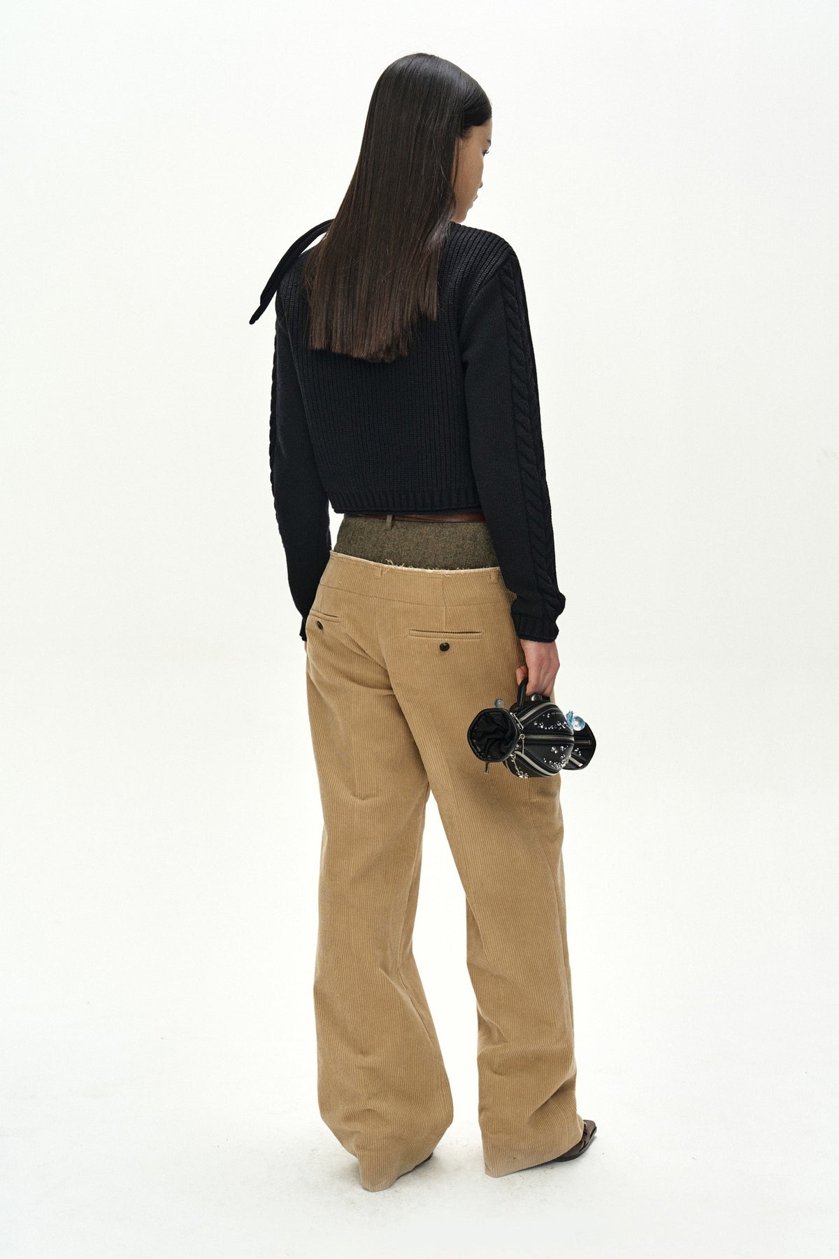 Andersson Bell Scarf Tie Knit Cardigan