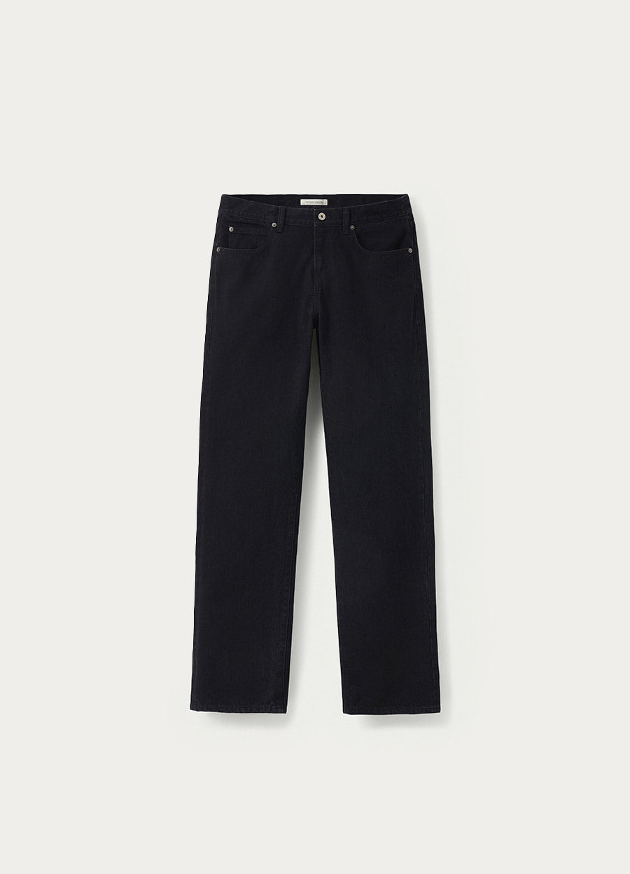Nothing Written Nils straight jeans (Black, W)