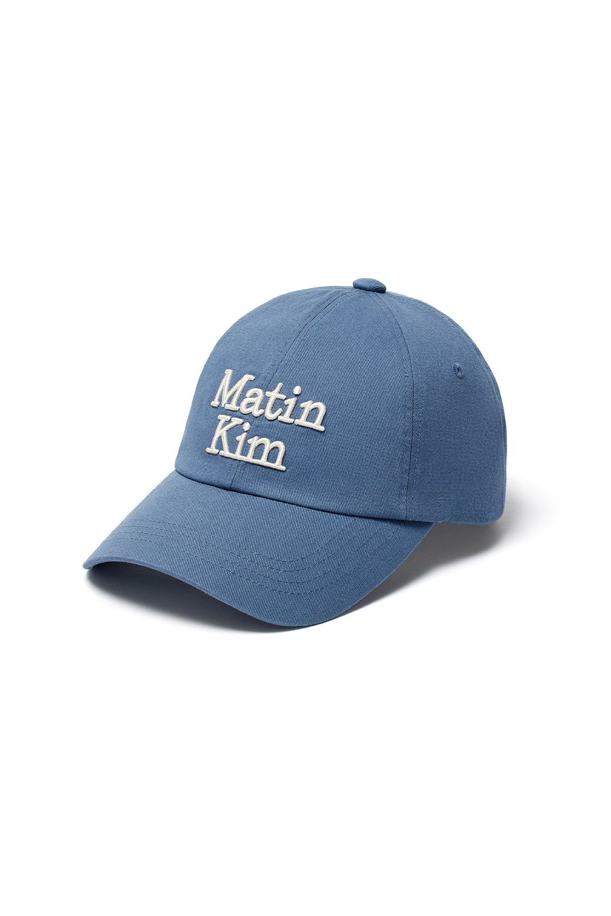 [matinkim] MATIN VOLUME LOGO BALL CAP IN SMOKE BLUE