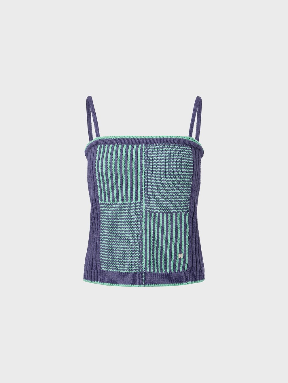 EENK Textured Sleeveless Knit Top - Violet