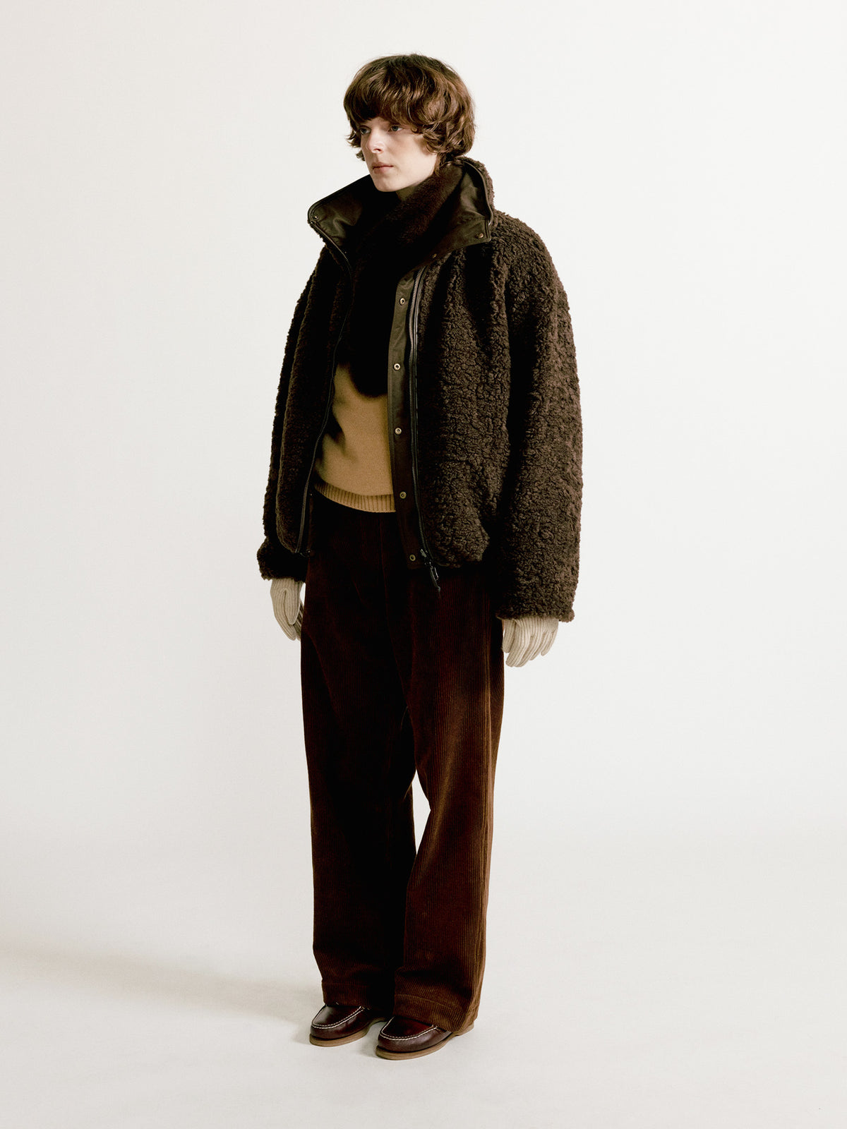 Nothing Written Pooh reversible jumper (Dark brown)