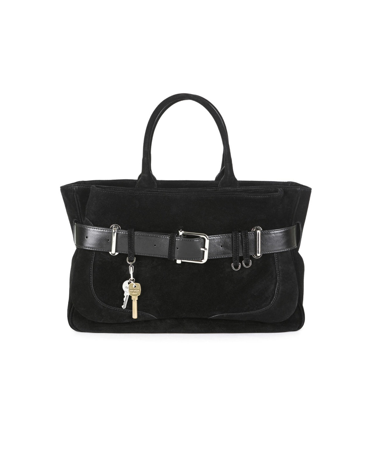 Osoi Tote Brocle Suede Black Combi