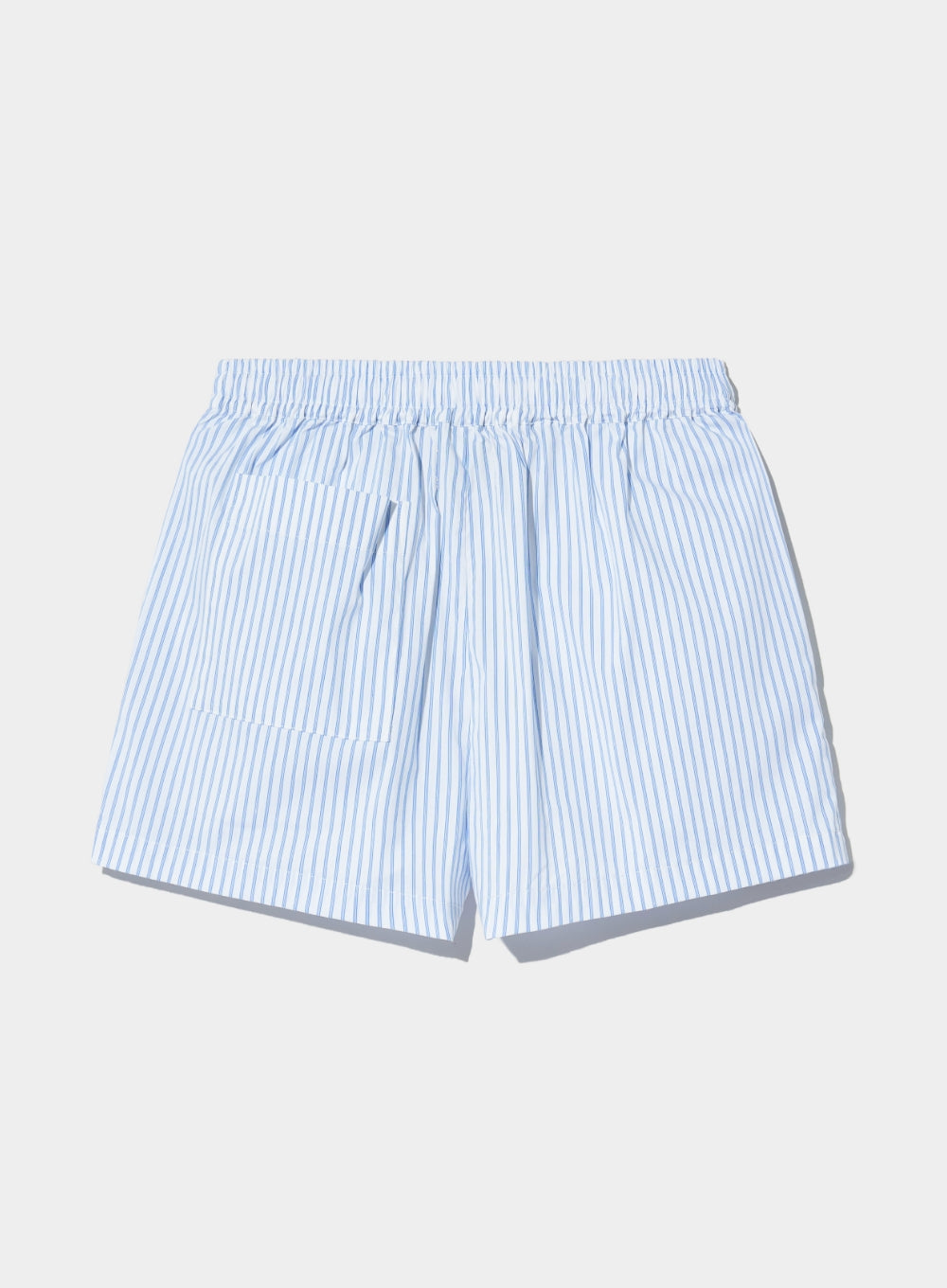 [satur] (W) Denver Banding Half Pants - Blue Stripe