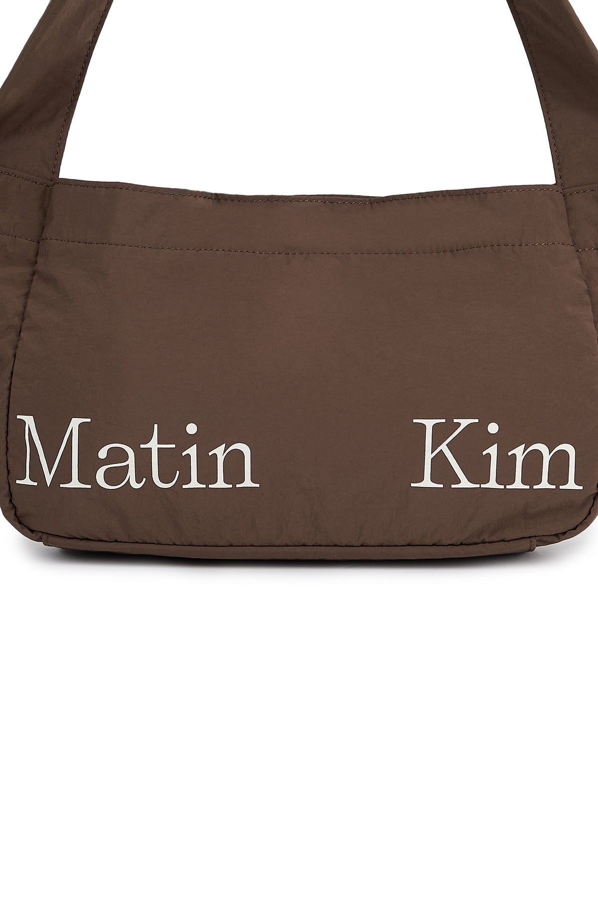 [matinkim] MATIN CRISP MINI ECOBAG IN BROWN