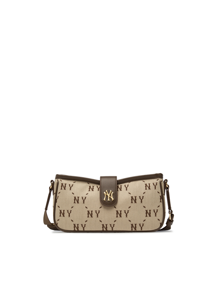 Mlb Monogram Jqd Mini Crossbody Bag New York Yankees