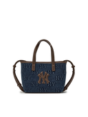 MLB Korea Classic Monogram Denim Embo Mini Cross Bag