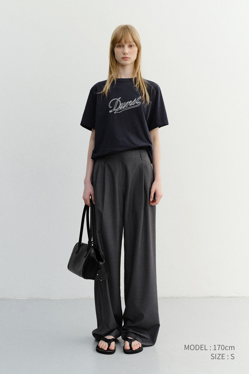 Dunst Unisex Chain Logo T-Shirt Navy