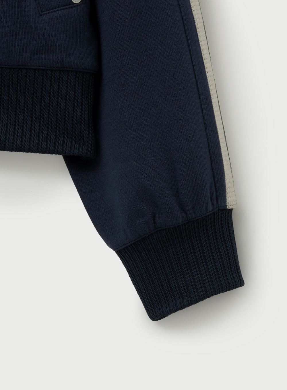 [satur] Lawton Loose Fit Hood Zip-up - Navy