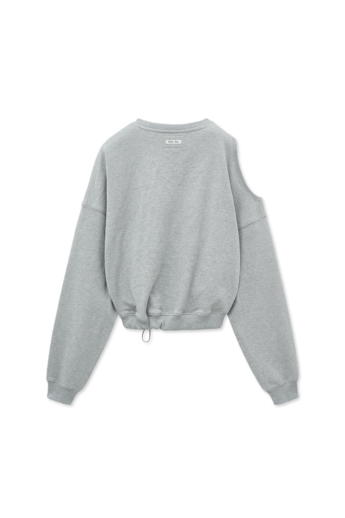 Matinkim Shoulder Hole Sweatshirt IN Grey
