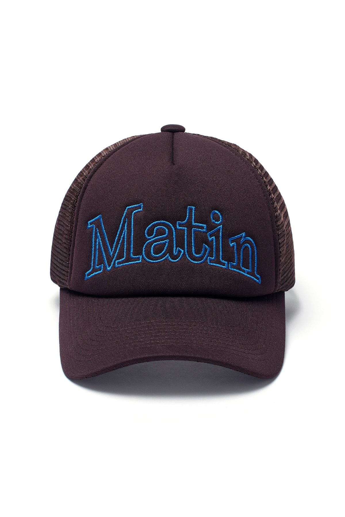 [matinkim] Matin Mesh Trucker Ball Cap IN Brown