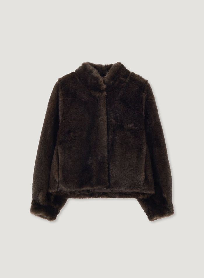 Mango Maniplease Ballen Fur Jacket