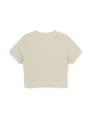 MLB Korea Women's V-neck Letter Crop T-shirts