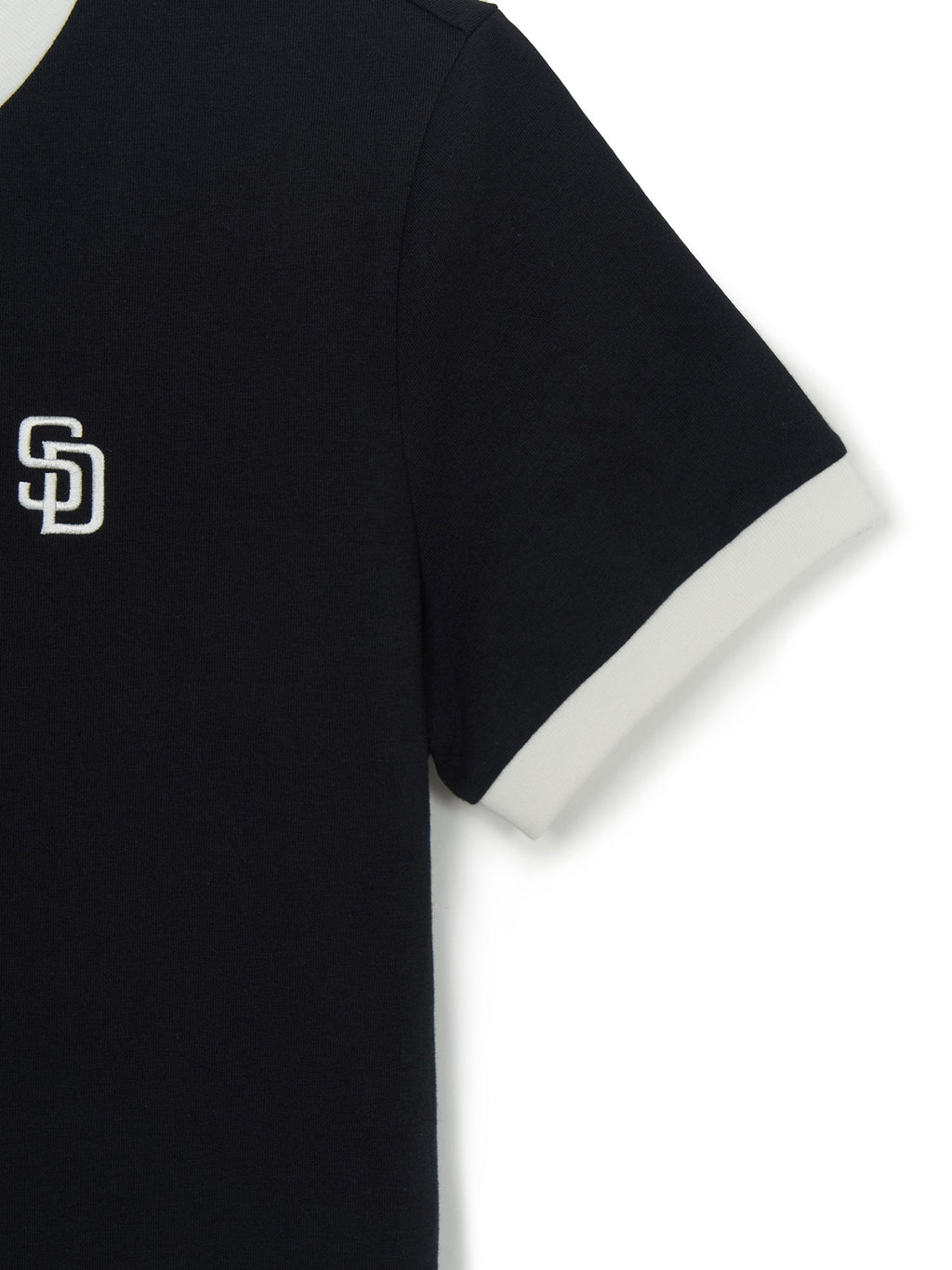 [mlb korea] Women's Basic Small Logo Ringer T-shirts