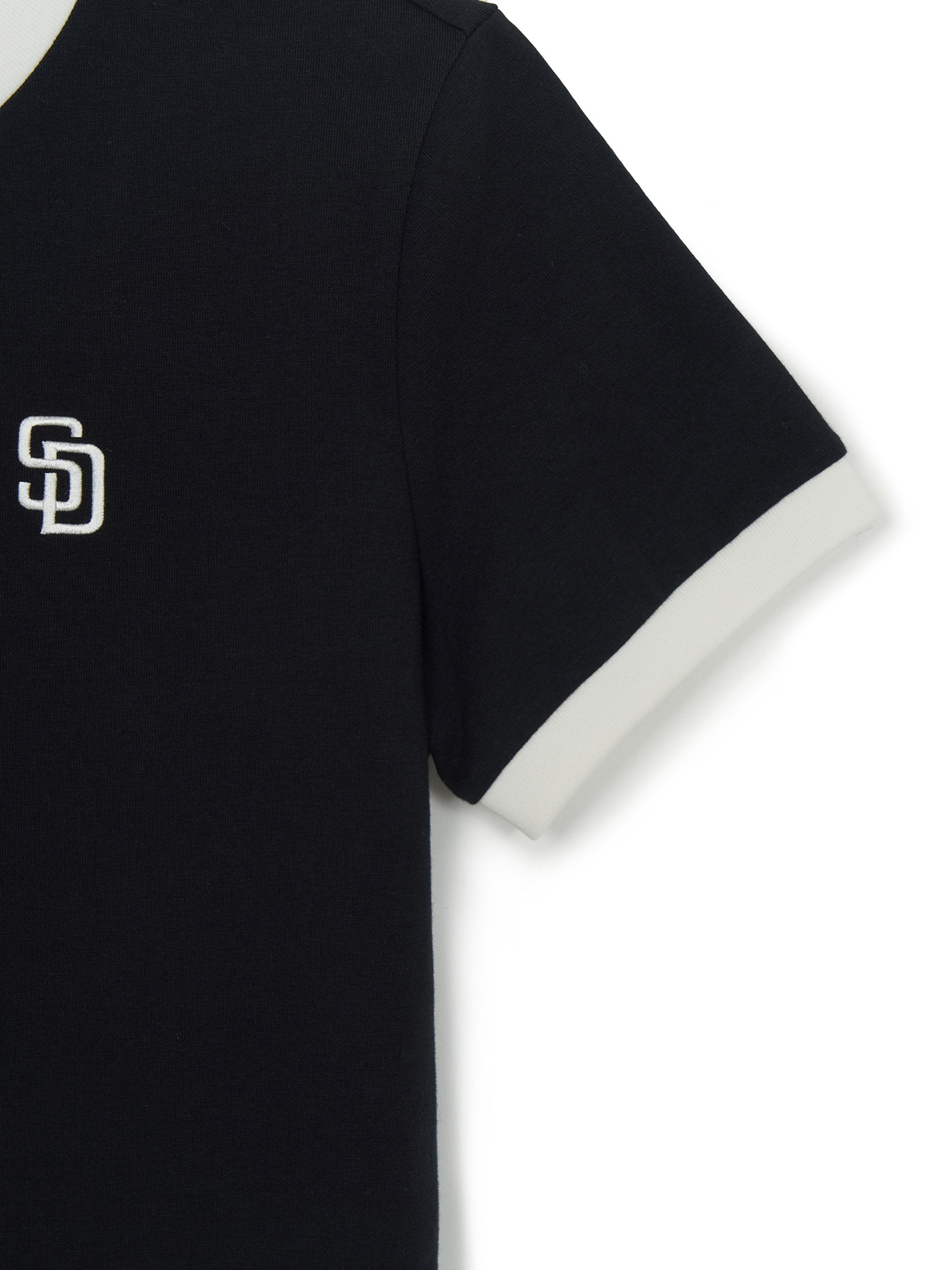 [mlb korea] Women's Basic Small Logo Ringer T-shirts