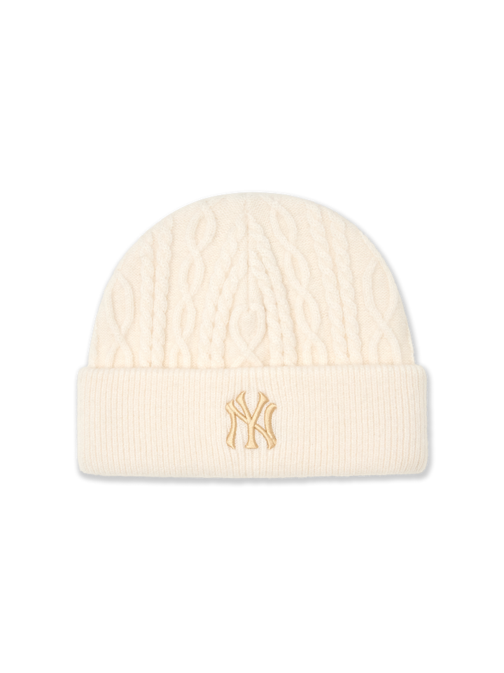 MLB Wool Blend Cable Knit Beanie