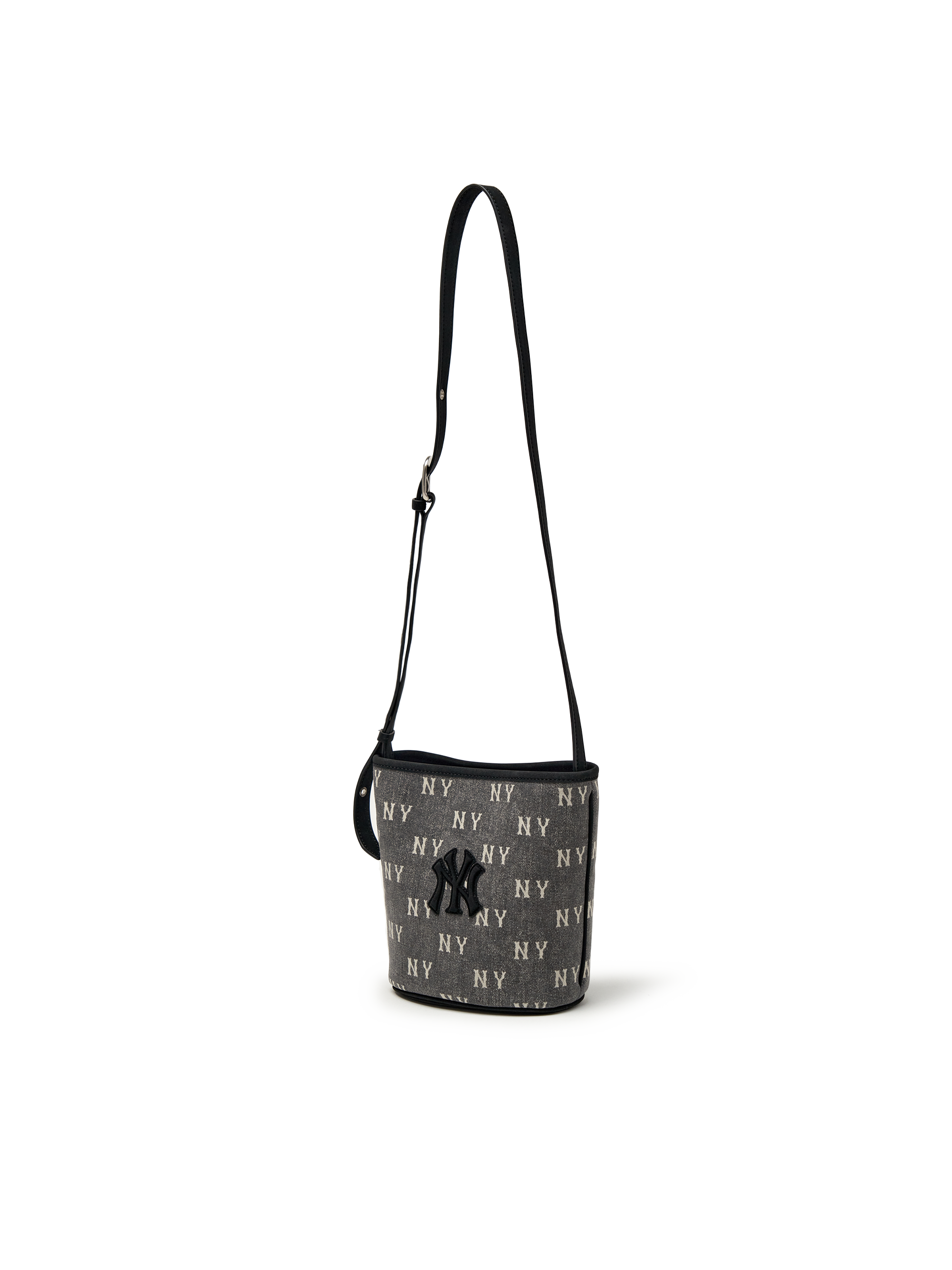 [MLB] Classic Monogram Vintage Denim Mini Bucket Bag