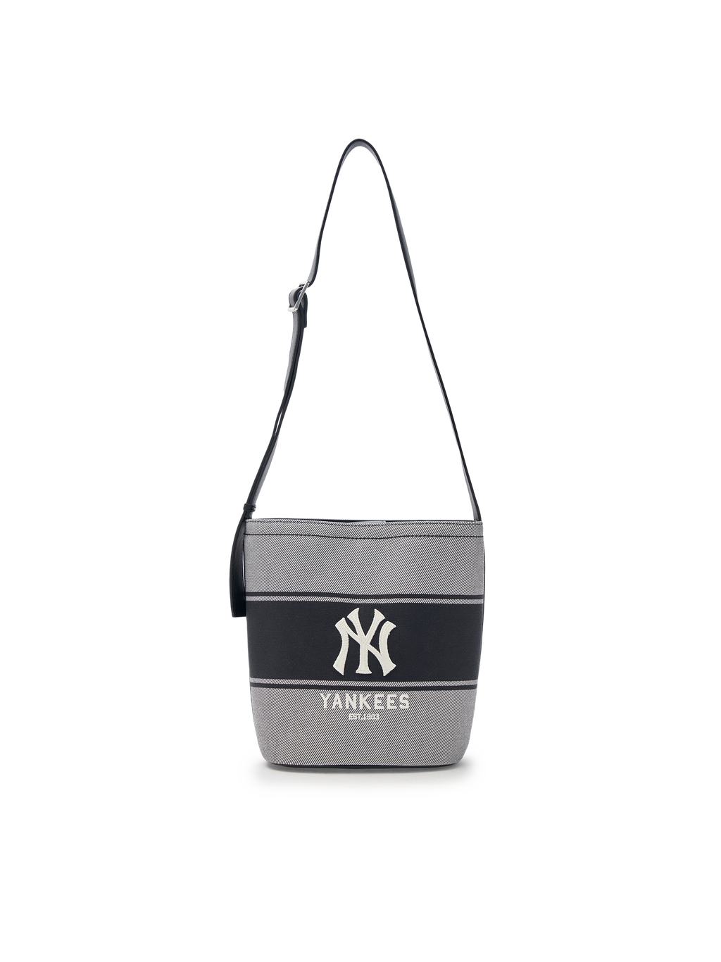 [mlb korea] Varsity Lettering Canvas Bucket Bag