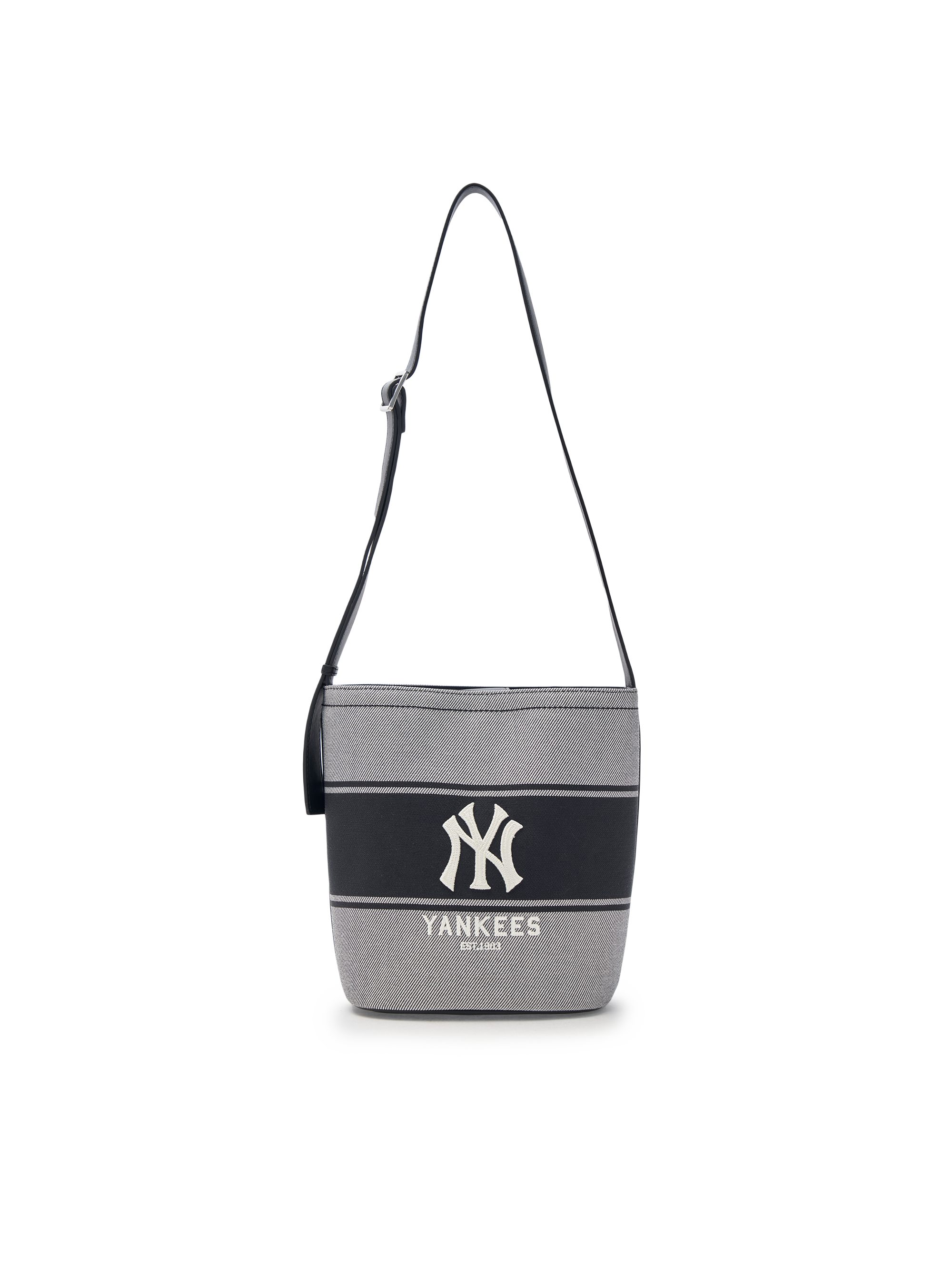 [mlb korea] Varsity Lettering Canvas Bucket Bag