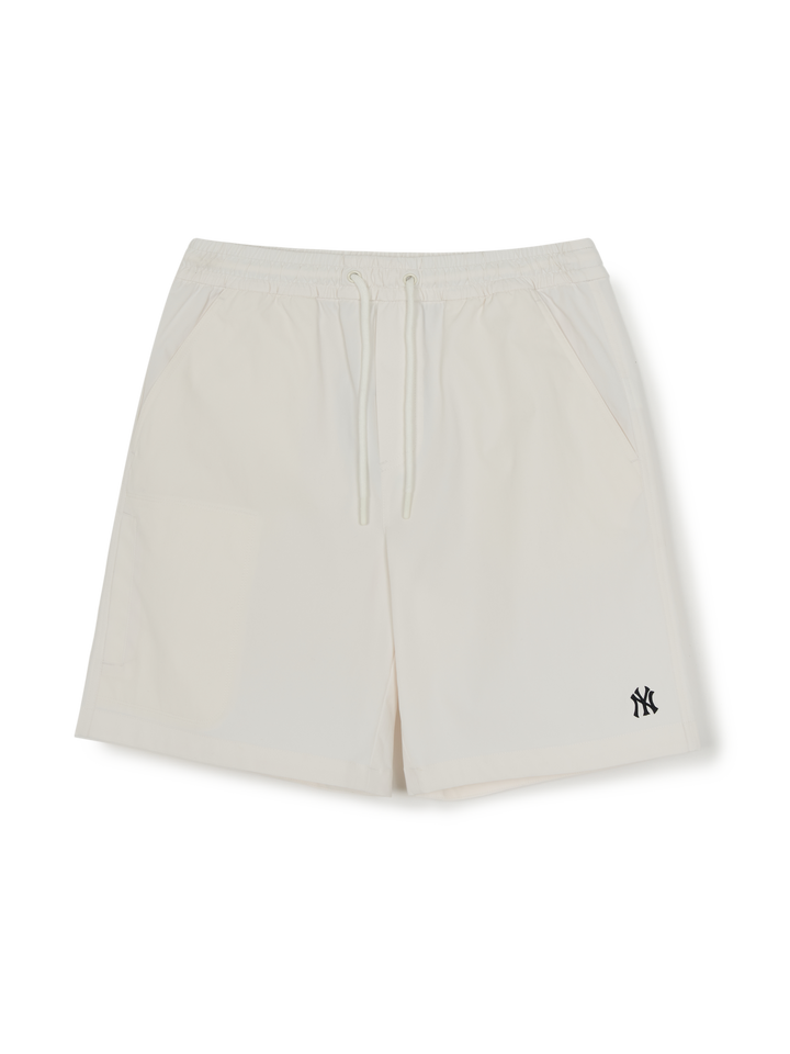 Mlb Basic Small Logo Cotton Touch Woven 7in Shorts