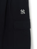 MLB Korea Basic Small Logo Cargo Bermuda Pants