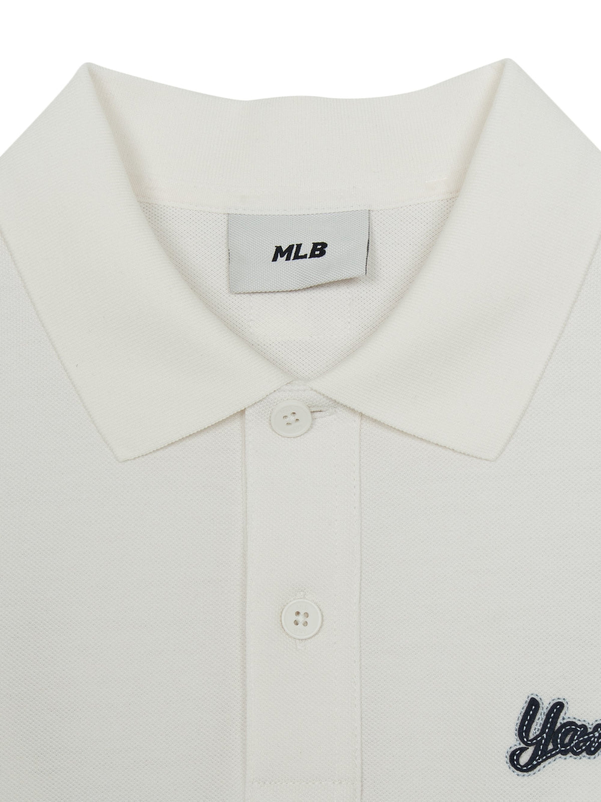 MLB Korea Varsity Small Cursive Over Fit Polo T-Shirts