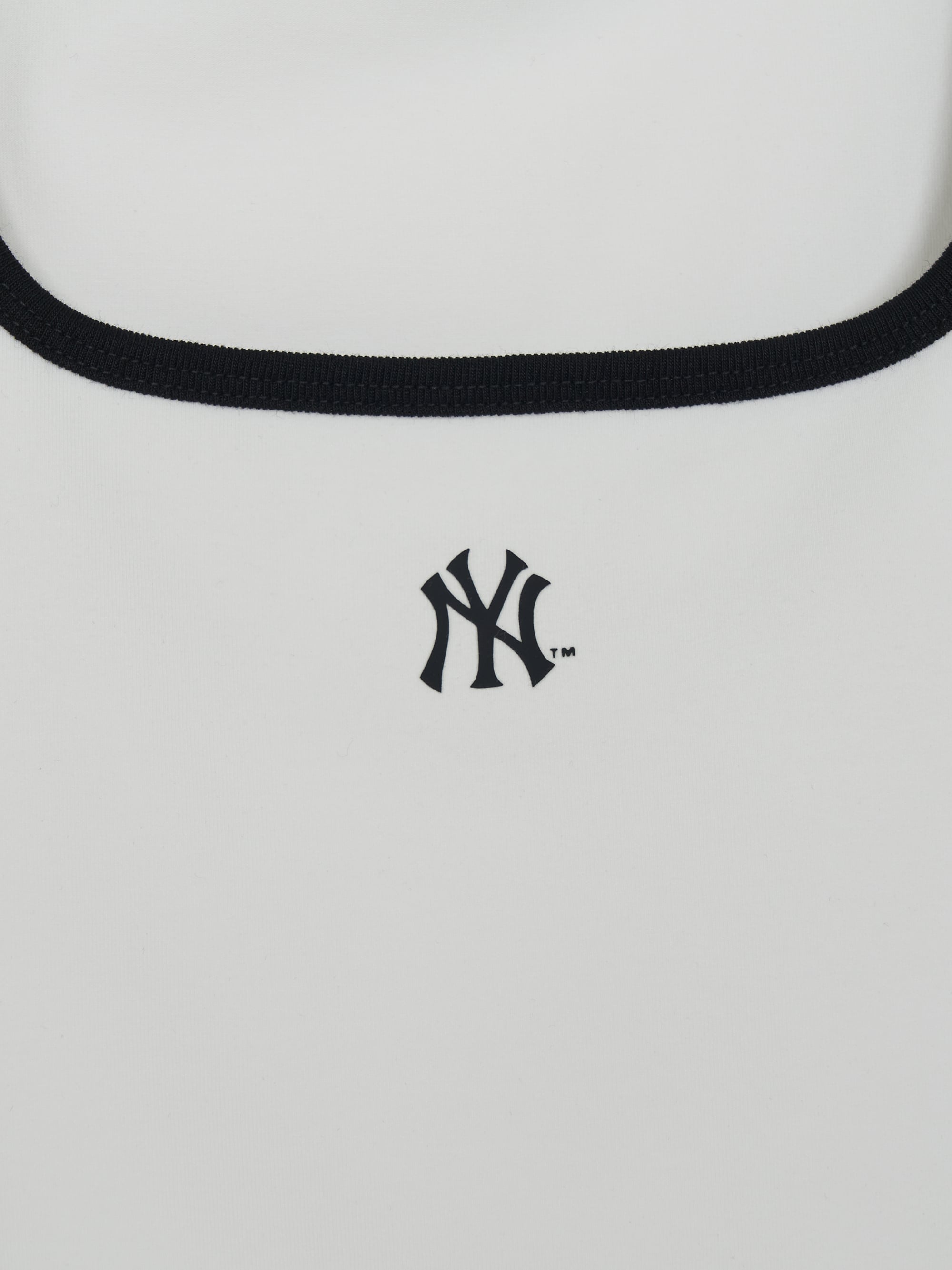 MLB Korea Women's Basic Square Neck Slim Fit T-shirt
