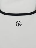 MLB Korea Women's Basic Square Neck Slim Fit T-shirt