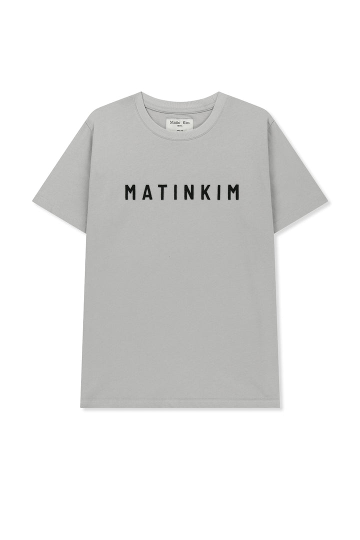 Matinkim Applique Felt Logo Top IN Grey