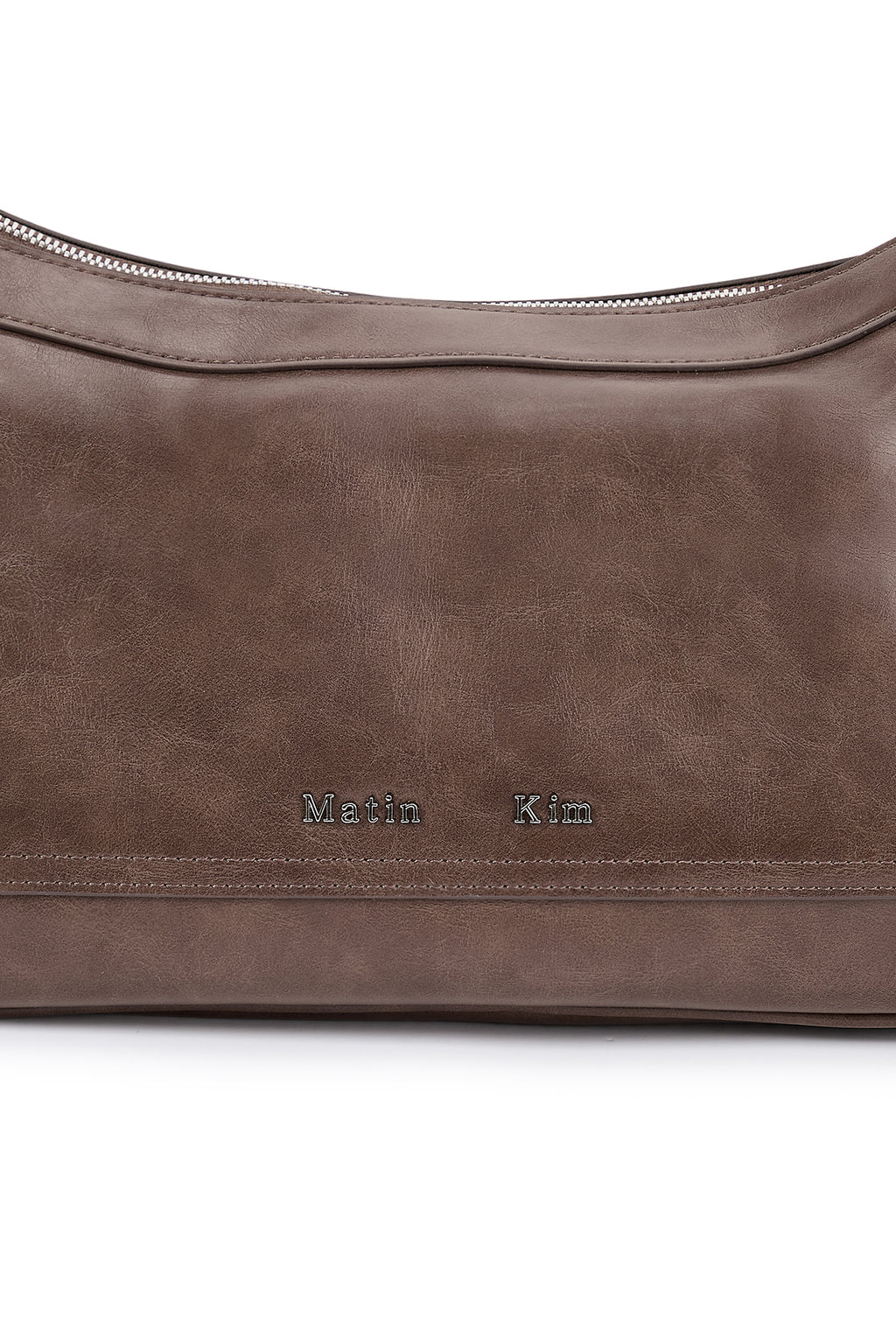 [matinkim] RIVET POINT QUAD SHOULDER BAG IN BROWN