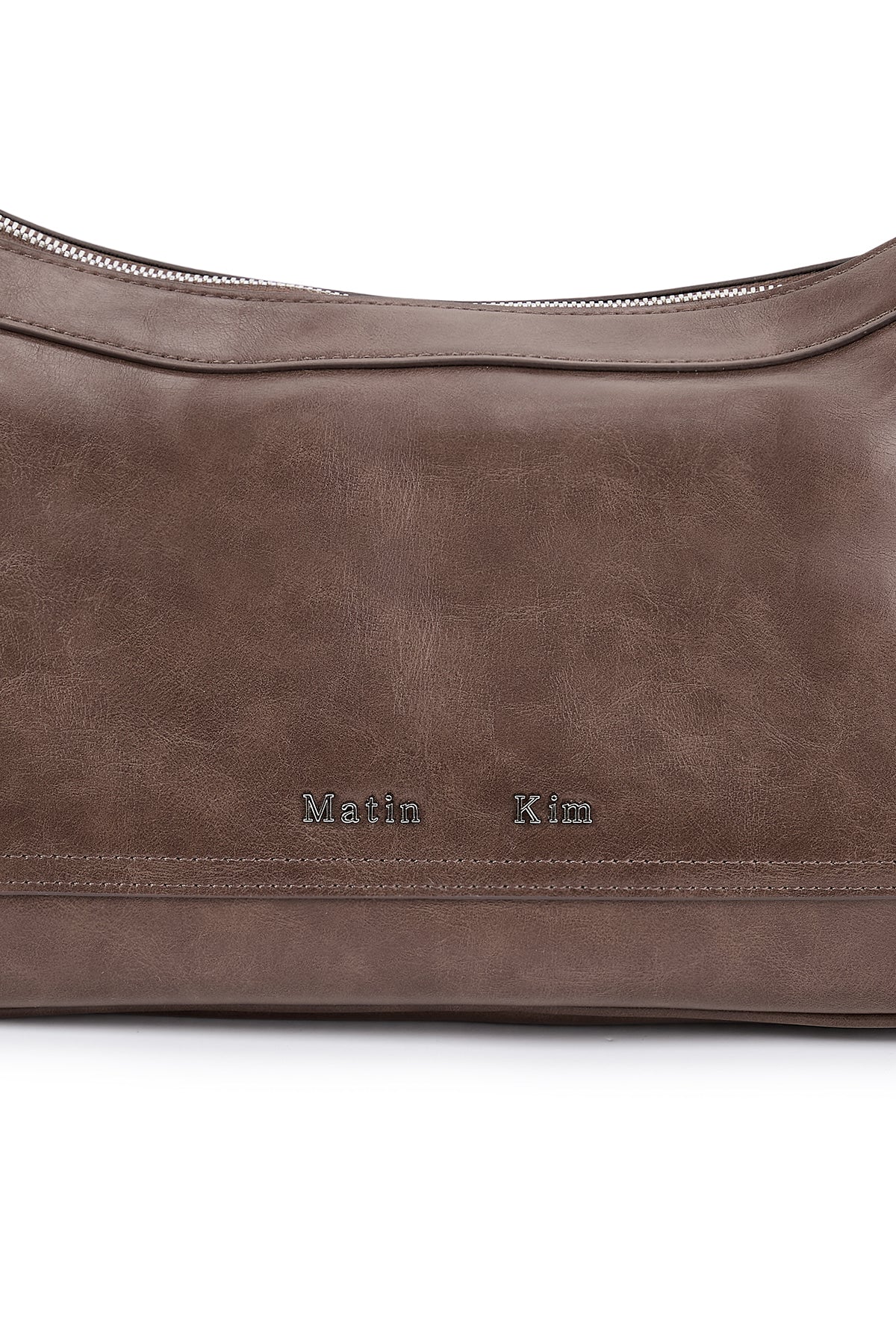 [matinkim] RIVET POINT QUAD SHOULDER BAG IN BROWN