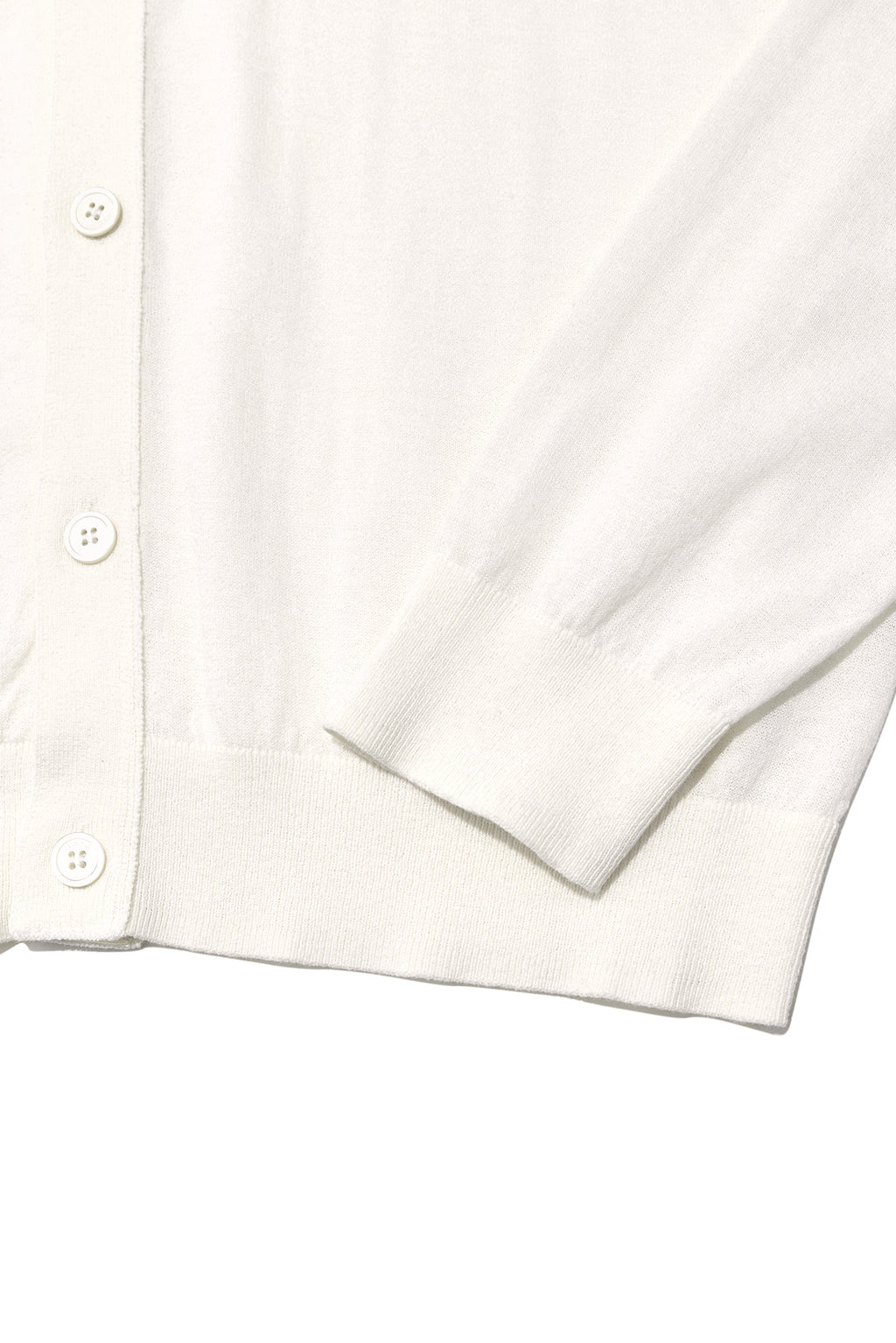 Matinkim Back Logo See Through Cardigan For Men IN Ivory