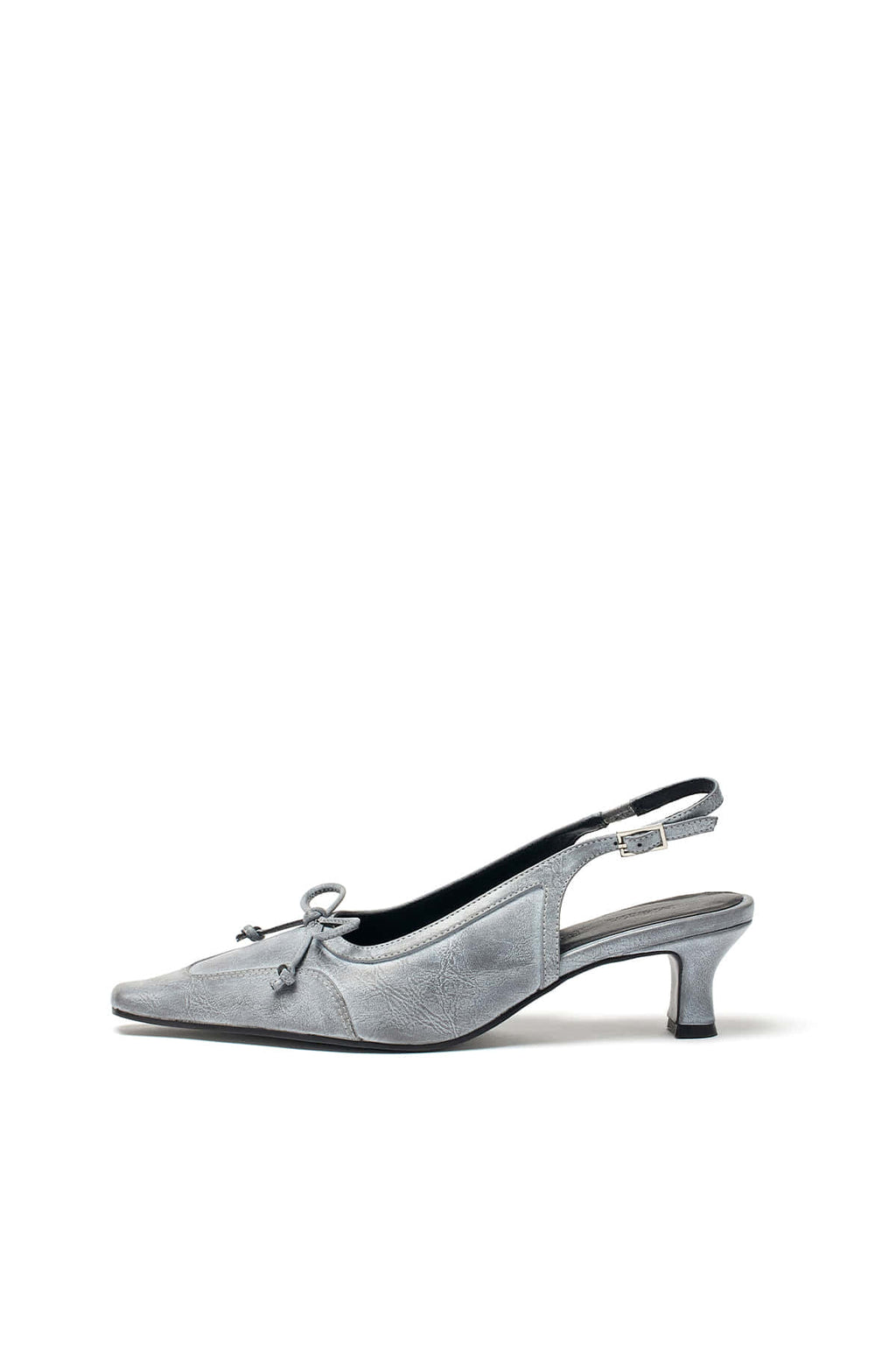 Matinkim Matin Ribbon Sling Back Heels IN Grey