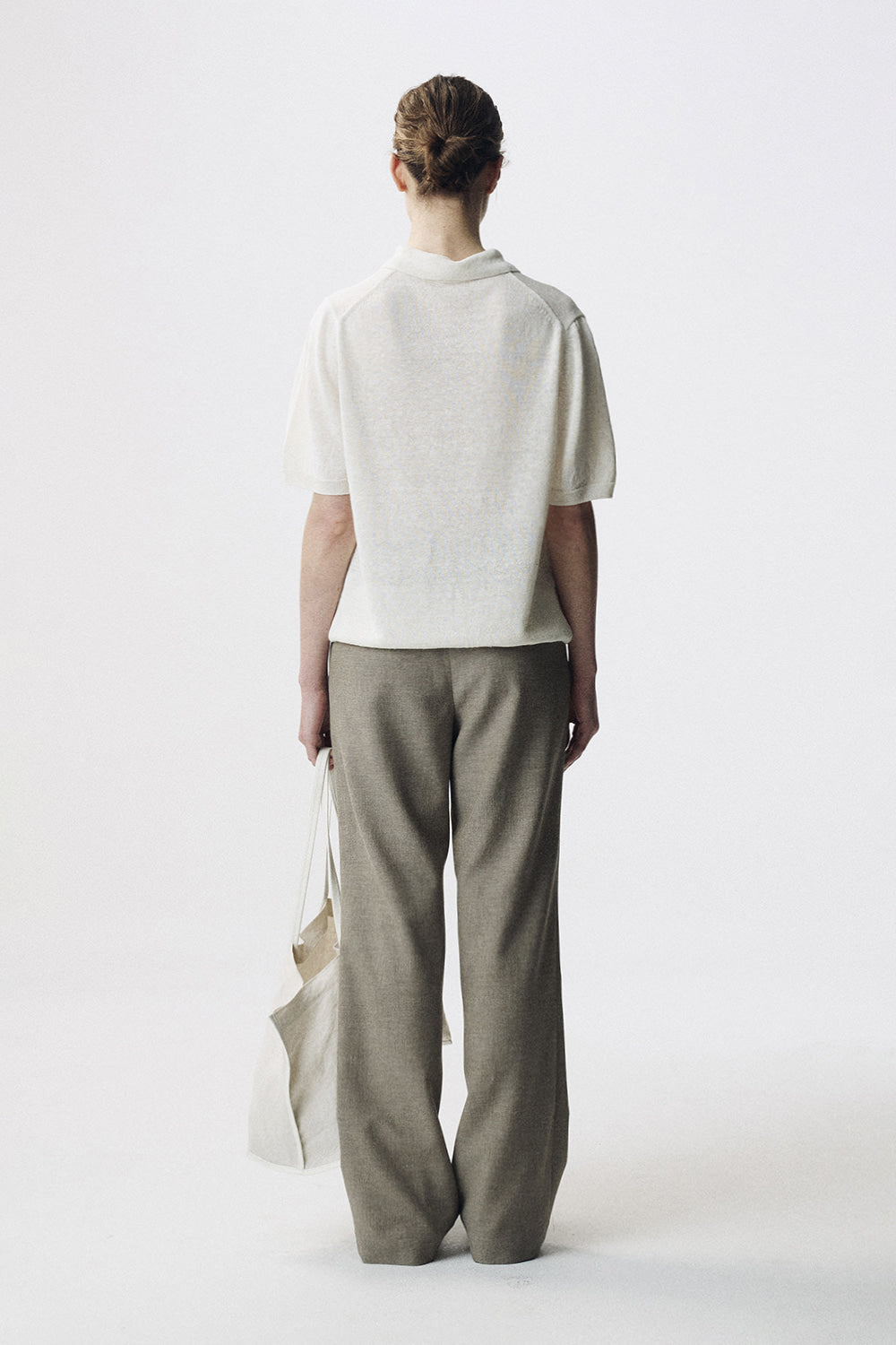 Nothing Written Loret polo knit top (Off white)