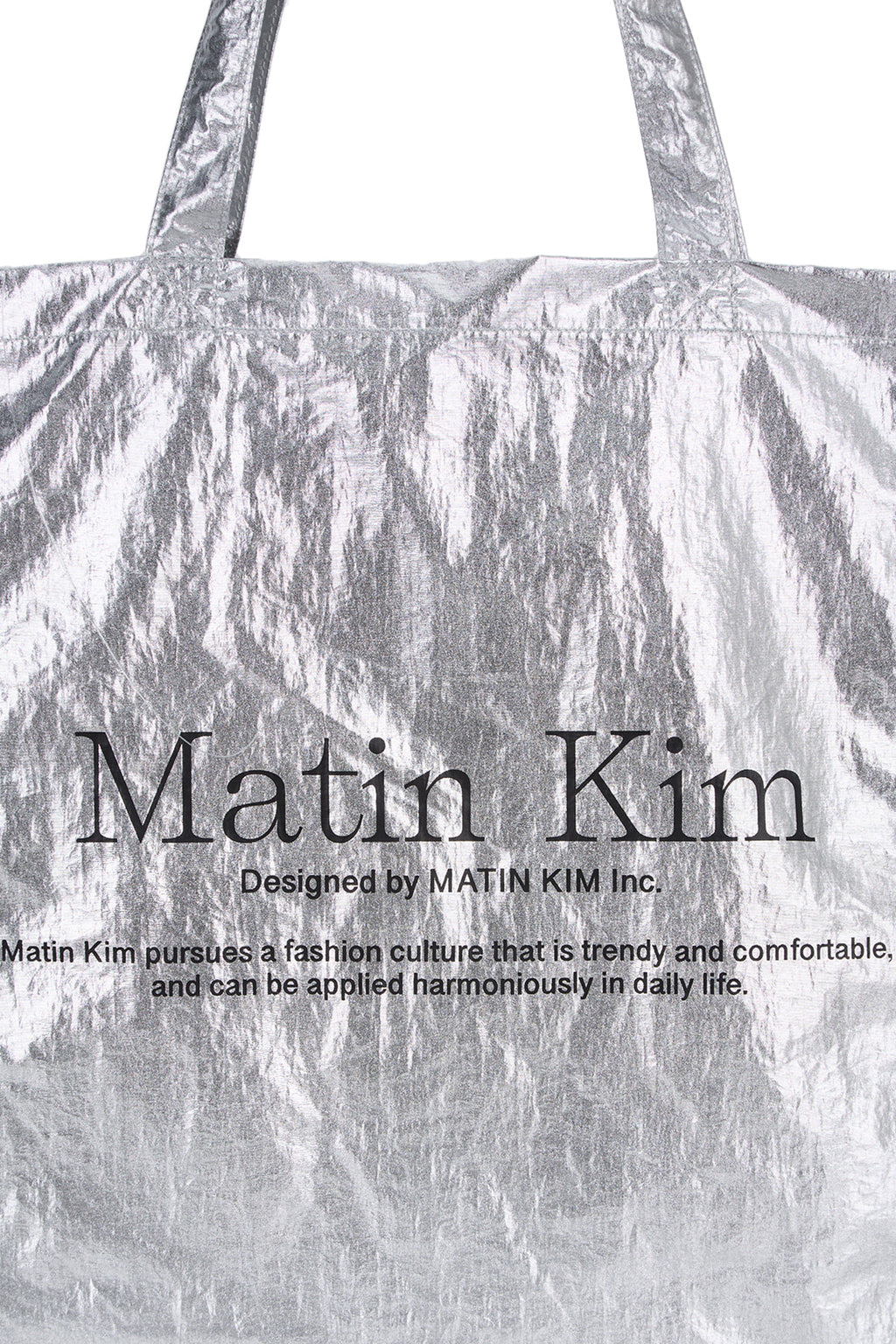 [matinkim] MATIN PALETTE ECOBAG IN SILVER