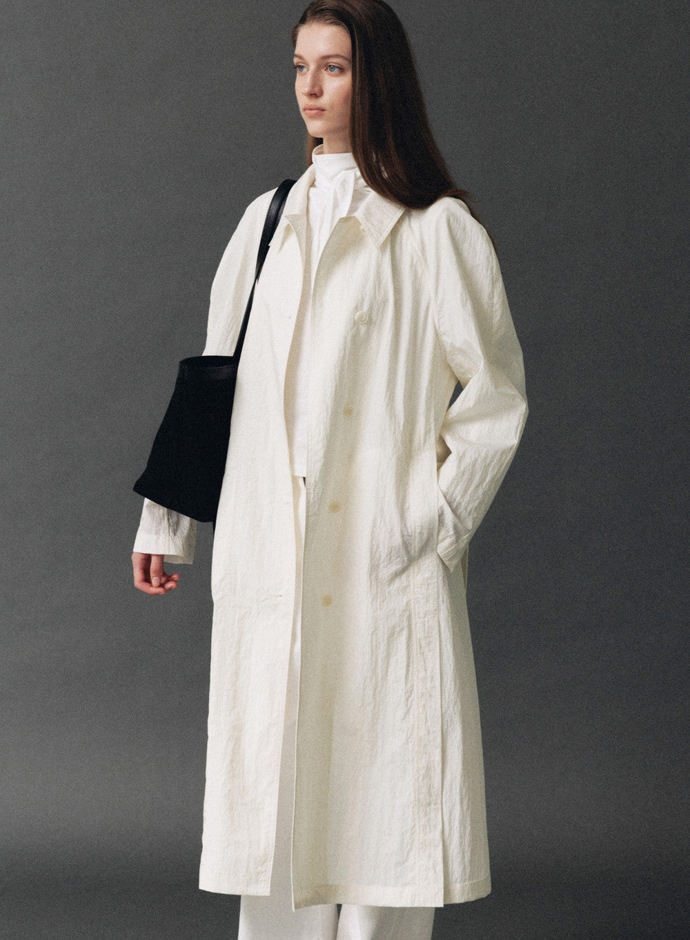 Kindersalmon Alma Coat Off-White