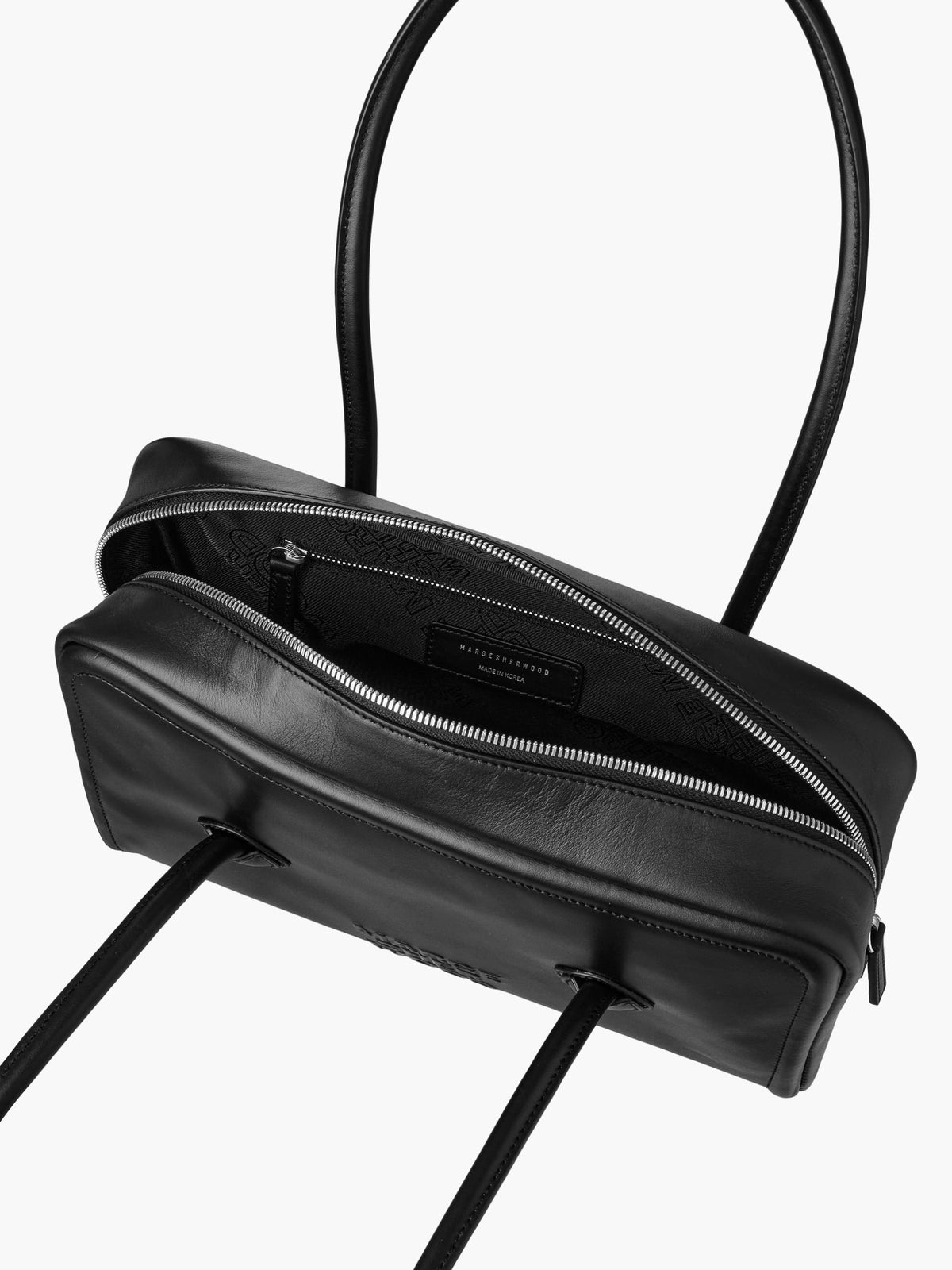 Margesherwood Soft Boston Small mono black plain