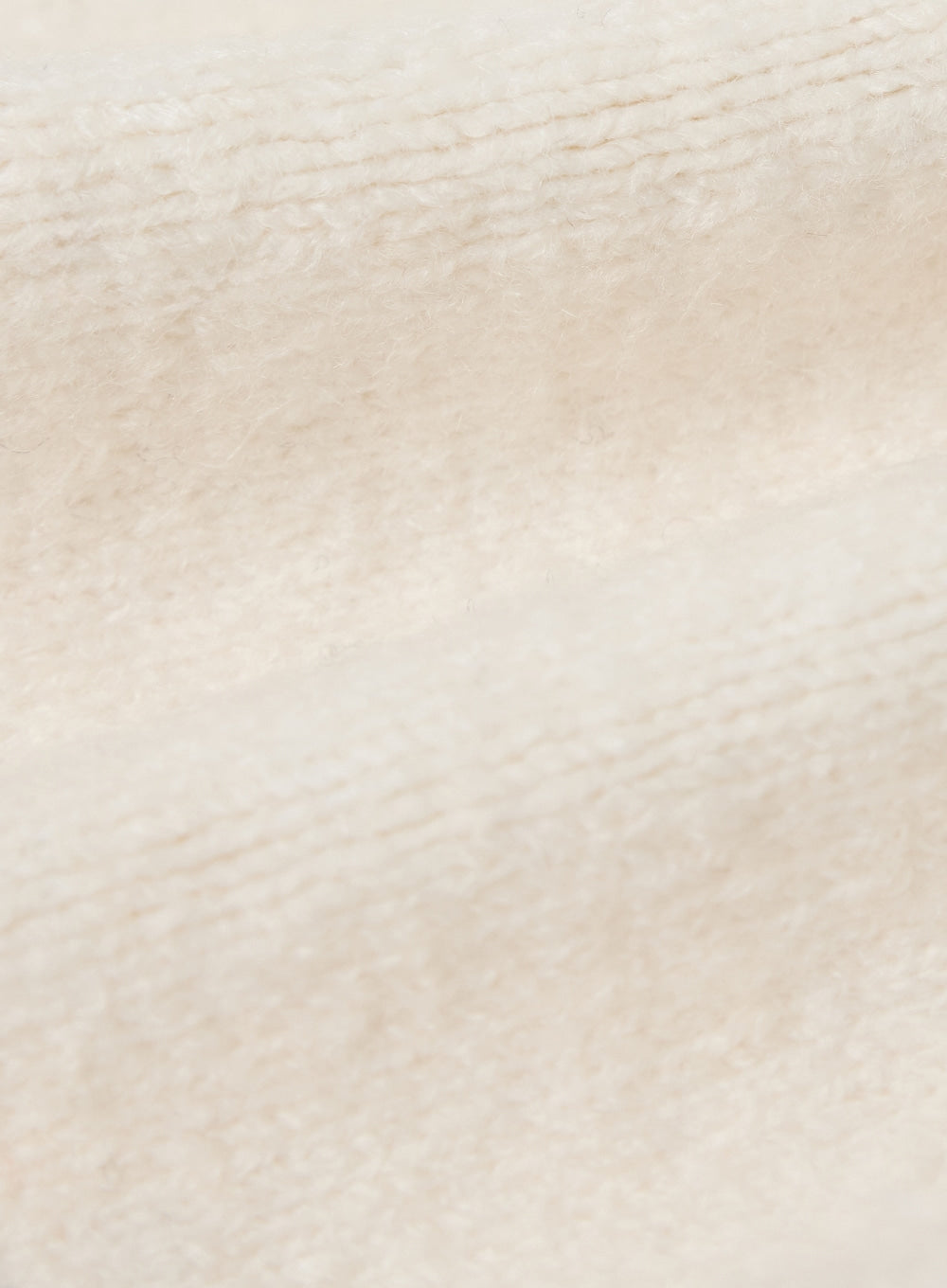 [satur] S Logo Brushed Beanie - Cream